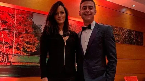 Oriana y Dybala en la fiesta de fin de año de la Juventus.