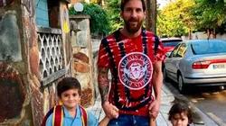 Lionel Messi, en familia.