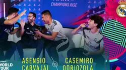 Después de ganar el Mundial de Clubes, los jugadores del Real Madrid se relajan jugando al FIFA 19