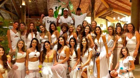 Las fotos de la fiesta de Neymar.