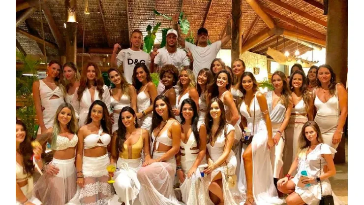 Las fotos de la fiesta de Neymar.