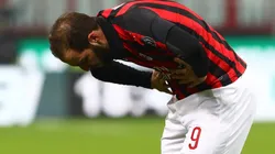 Gonzalo Higuaín se sacó la mufa.