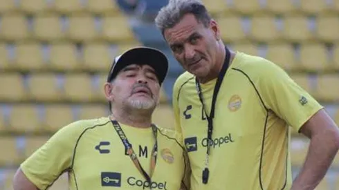 Luis Islas le pegó a la directiva del Dorados de Maradona