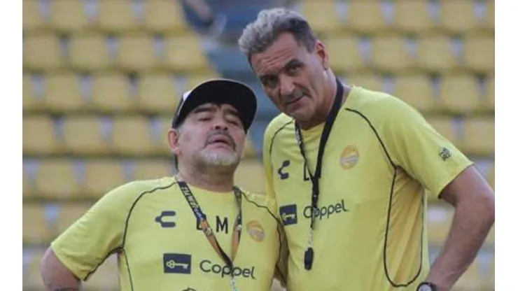 Luis Islas le pegó a la directiva del Dorados de Maradona