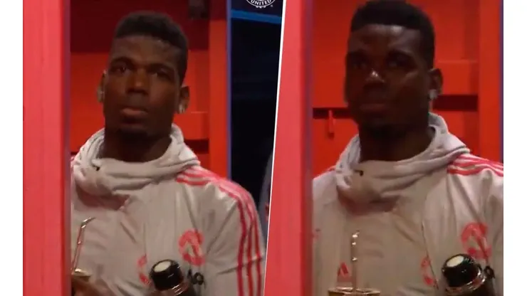Pogba, re argento en la previa del partido del United.