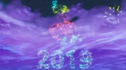 Así se festejó el Año Nuevo en Fortnite