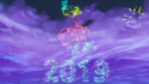 Así se festejó el Año Nuevo en Fortnite