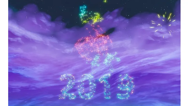 Así se festejó el Año Nuevo en Fortnite