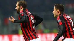 El festejo alocado de Gonzalo Higuaín.