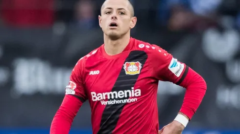 El Leverkusen homenajeó al Chicharito.