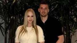 Daniela Rendón y Franco Armani.