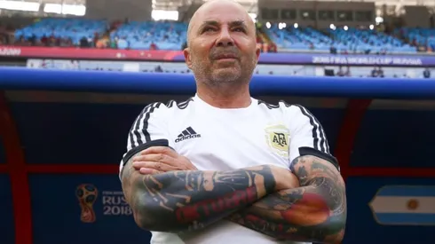 Jorge Sampaoli en la Selección Argentina.