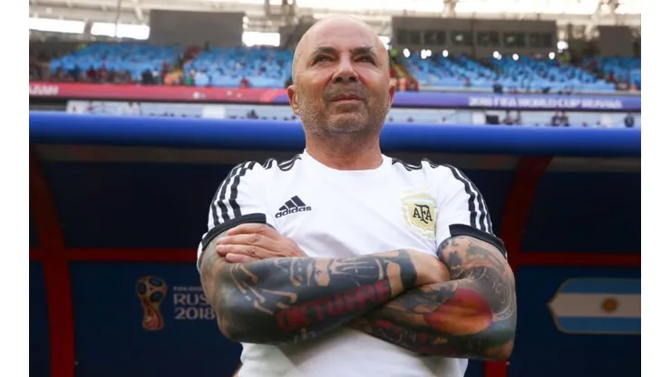 Jorge Sampaoli en la Selección Argentina.
