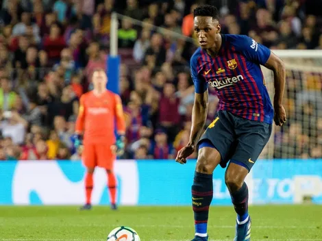 El Barcelona se acordó de Yerry Mina
