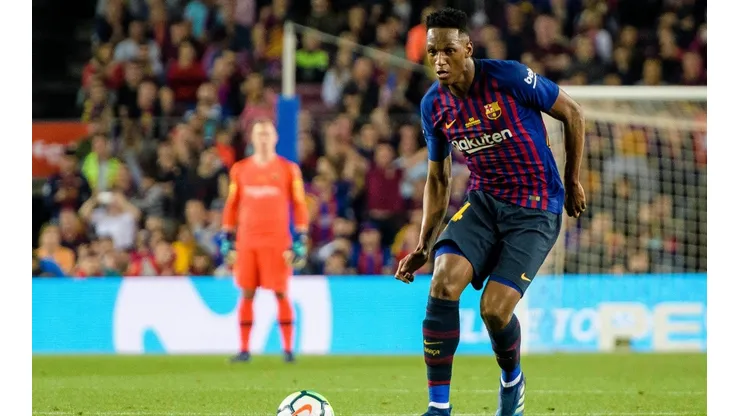 El Barcelona se acordó de Yerry Mina