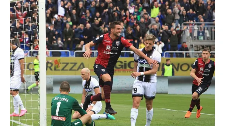 Udinese vs Cagliari por la Serie A.