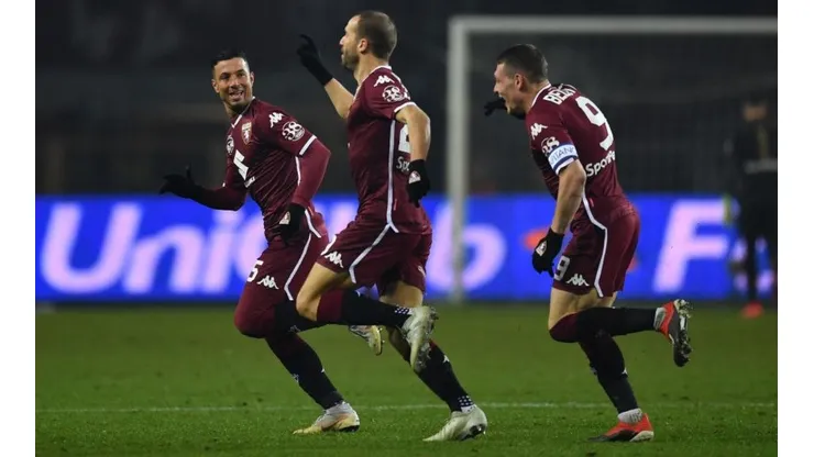 Lazio vs Torino por la Serie A italiana.