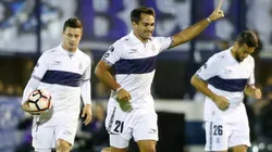 Rinaudo vistiendo los colores de Gimnasia.