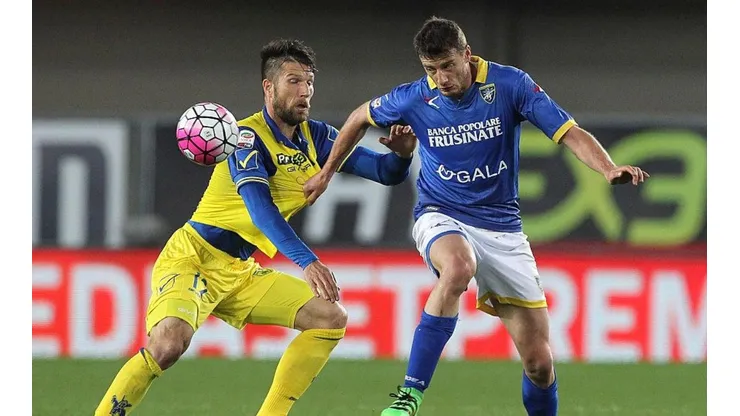 Chievo Verona vs Frosinone por la Serie A.