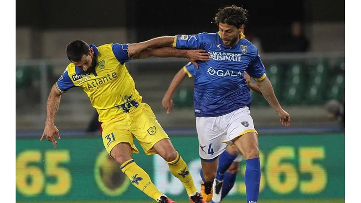 Chievo Verona vs Frosinone por la Serie A.