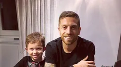 El sueño del pibe: el hijo del Papu Gómez metió foto con dos cracks de la Juventus