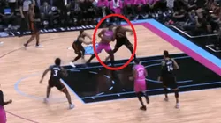 Hassan Whiteside pone a Serge Ibaka en un póster con la volcada de la noche