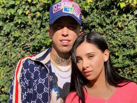 Un galán: la novia de Martín Rodríguez subió una foto con él en sus brazos y dándole un beso