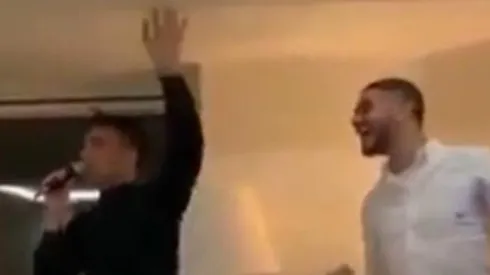 Para que disfruten Wanda y Agustina: Mauro y Lautaro festejaron navidad cantando cumbia