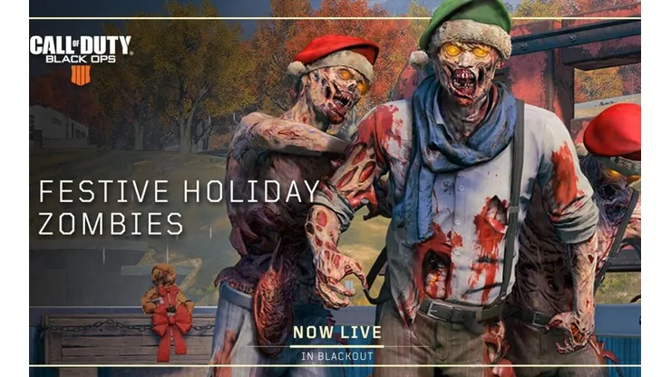 Zombies navideños en el Blackout de Call of Duty: Black Ops 4