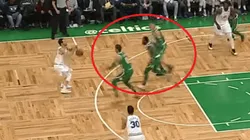Los Celtics dan una tapa triple y Tatum corre para una clavada