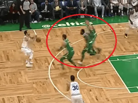 Los Celtics dan una tapa triple y Tatum corre para una clavada