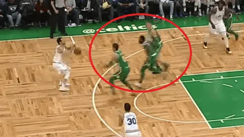 Los Celtics dan una tapa triple y Tatum corre para una clavada
