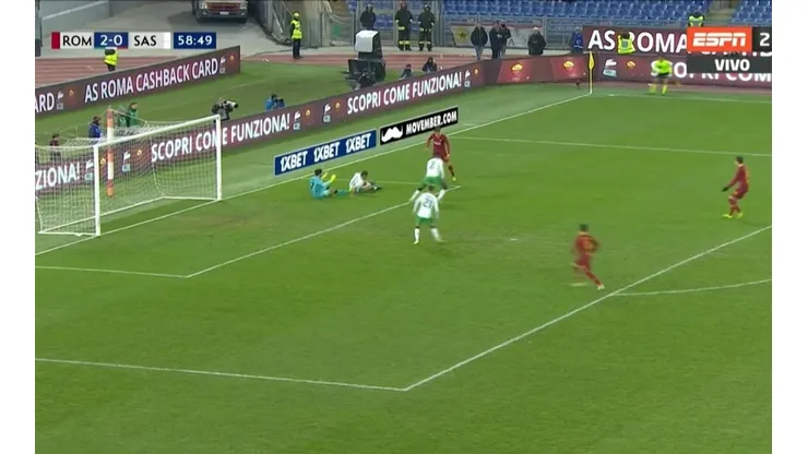 Un jugador de la Roma se puso en modo Pity Martínez e hizo un gol de locos