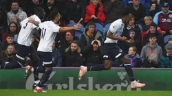 Yerry Mina saltó más que todos e hizo su primer gol en Europa