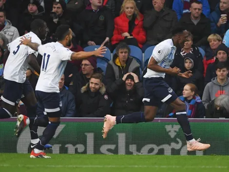 Yerry Mina saltó más que todos e hizo su primer gol en Europa