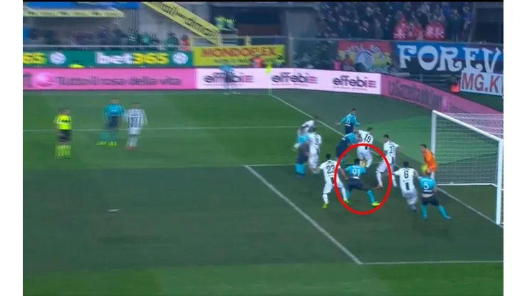 Zapata puso la cabeza y Atalanta sorprende por completo a la Juventus
