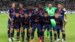 Weah en el equipo titular del PSG.