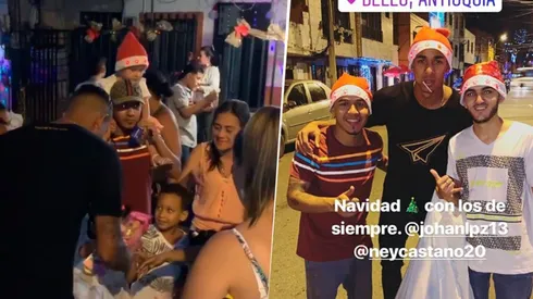 Villa fue Papá Noel en Colombia