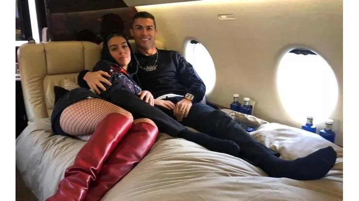 Foto de Cristiano Ronaldo con Georgina.