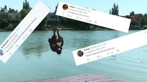 Zárate subió un video en sus vacaciones y los hinchas de River estallaron las redes burlándose