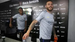 Barrios y Nández, figuras de Boca.