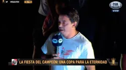 Gallardo habló para todo El Monumental.