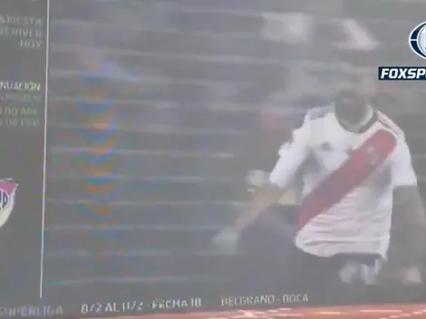Pasaron el gol de Pratto contra Boca y los hinchas de River estallaron en el Monumental