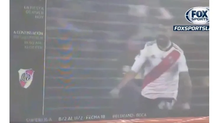 Pasaron el gol de Pratto contra Boca y los hinchas de River estallaron en el Monumental