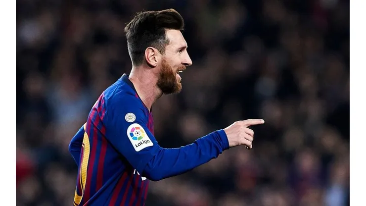PAPÁ LIONEL. Lionel Messi volvió a marcar con Barcelona en el Camp Nou (Foto: Getty).