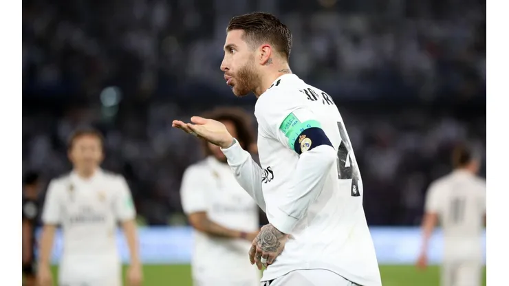 Sergio Ramos festeja ante Al Ain.
