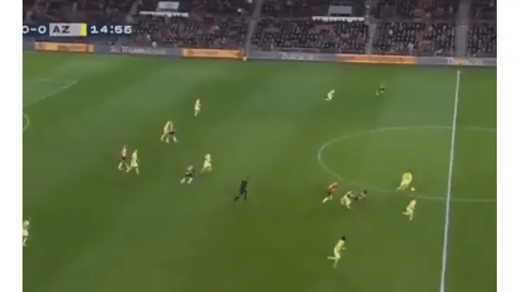 Un error de Gutiérrez posibilitó el gol del Az.