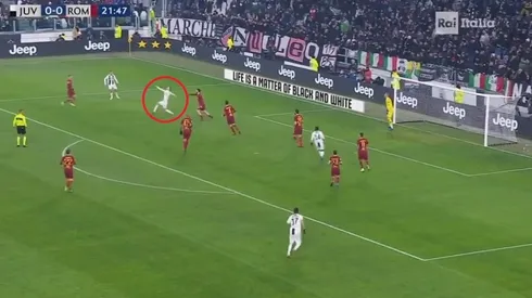 Cristiano Ronaldo y una pirueta sorprendente.