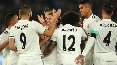 Foto de los jugadores de Real Madrid.