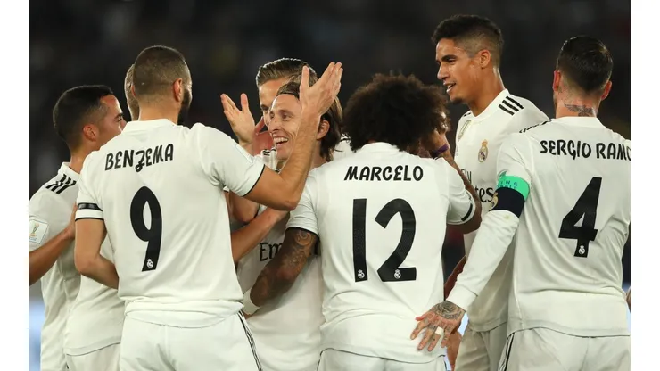 Foto de los jugadores de Real Madrid.